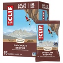 CLIF BAR - 能源蛋白棒 - 巧克力布朗尼 - 用有机 Oats制造 - 能源棒 - 非GMO - (15包)