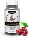 Ashwagandha Gummys - 自然压力释放器 - 750mg Gummys - 60 Counts - 维持健康能量和压力水平,绿色