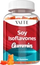 索伊·伊索夫拉沃内斯(Soy Isoflavones) 妇女补充品 — 非GMO 更年期减肥植物植物(Phytoestrogens) 热闪光 荷尔蒙平衡 基因斯坦 与伊索夫拉沃内斯的索伊 骨质健康支持 – 60 Vegan Chewable Gummys