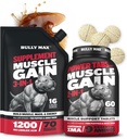 Buly Max 3-in-1 液态狗肌肉构建器和动力塔布(60个标签) Bundle – 高蛋白补充剂和可切换的多维塔明,用于肌肉生长,能量和恢复的所有育种,小狗和成年狗