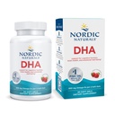 DHA,草莓 - 90 软宝石 - 830 mg Omega-3 - 大脑和神经系统支持的高强度DHA公式 - 非GMO - 45 服务