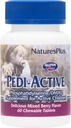 NaturesPlus Pedi-Active LECI-PS,DMAE 综合体 - 60块可切片 - 混合Berry Flavor - 儿童可切片补充物,促进脑健康,焦点 - 蔬菜,无葡萄糖 - 30种服务