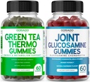 绿茶合肥燃机重量损失(60古米) 男子和女子Appetite抑制性重量损失补编和Glucosamine Chondroitin联合补编(60计) 成人联合补编