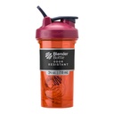BlenderBottle Shaker Bottle Pro系列 完美地用于蛋白质摇摆和前期工作,24 Ounce,珊瑚