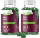 Viteey Aloe Vera Gummys for Adults - 50mg - 消化和免疫健康中的艾滋病 - Aloe Vera 补编 - Vegan, Gelatin Free, Gluten Free, GMO Free, Tasty Chewable Raspberry Flavored Gummy 互联网档案馆的存檔,存档日期2013-03-02.