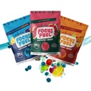 FocusFuel Energy Chews – 试玩大小 品种 包装(9 services) – 100mg Cafeine + Alpha GPC + L- Theanine + B12, 镁 – 蓝色拉兹贝里柠檬汁,西瓜,水果冲刺 – 无崩盘或Jiters