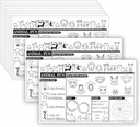 儿童散装活动Placemats 儿童总机动技能、精致机动技能、视觉机动技能、脑断活动、儿童自闭症工具、自闭症学习材料