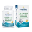 北欧自然植物基地 终极奥米加 柠檬火焰 - 60 蔬菜软宝石 - 1210 mg Omega-3 - Vegan EPA和DHA - 由藻类制成的补充 - 大脑和心脏支持 - 非GMO - 30 服务