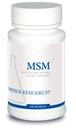 生物研究 MSM Potent 硫磺增生,Collagen Production,健康发型,Skin & Nails,肌肉和联合舒适. 60个顶盖