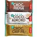 不错! Snacks Keto Variche Pack 蛋白质酒吧,Vegan,Soy & Gluten 免费,低糖食品替代,10g 高蛋白,自然健康小吃,为运动员和活跃生活方式,3g Net Carbs,12 bars