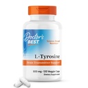 男子和女子最佳L Tyrosine补充剂 -- -- L-Tyrosine 500mg Capsules、成人脑支持、氨基酸支持500mg、甲状腺素生产前体 -- -- 120Veg Caps