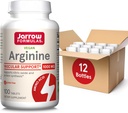 Jarrow Formules Arginine 1000 mg, 饮食补充, 支持硝氧生产, 支持蛋白质合成, 100 片, 最多100天供应(12包)