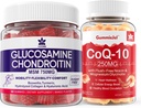 糖无糖Glucosamine Chondroitin MSM 120 计数+ CoQ10 250mg 填充古米60 计数