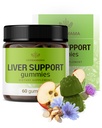 HERBAMAMA Liver Support Gummys - 肝脏解毒和清洁的草药综合体 - Vegan, Non-GMO 总体支持补编 - 60 Pectin-基于苹果味的Chews