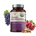 纯净实验室 纯有机转录Resveratrol 配有 Quercetin , Vegan 抗氧化剂营养补充 心脏,皮肤,毛发,钉子 → 来源于日本 Knotweed → 90 Capsules