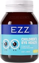 EZZ 儿童眼健康、基本眼维生素Lutein和Zeaxanthin、视觉肥胖和增强视力、天然和无添加剂,60 易食用
