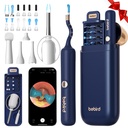 Bebird Earsight Plus R37R Ear Cleaning Camera Wax Democrating工具箱 弹性耳机范围 Otoscope Camera Light,视觉耳机 Picker 无线耳机 Earwax Remover Tweezers for 成人与儿童