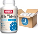 Jarrow Formules Milk Niltle 150 mg - 抗氧化剂支持免疫反应,Liver 函数 & Glutathione - 最多100 services (Veggie Capsules),包装12