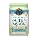 生活花园 原始有机蛋白 & Greens Lightly Sweet, Vegan 蛋白粉供男女使用 植物和豆类蛋白, 绿色, Probiotics, Gluten Free Low Carb Shake 无乳品制造 20 服务