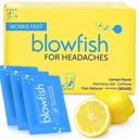 Blowfish for Headaches QQ 新的最大强度 Effervescent 公式处理头痛快速(1 pack)