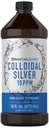 Carlyle Colloidal Silver Liquid | 10 PPM | 16 f. Oz(473 mL) | 与纳米银技术解决方案 | 蔬菜 - Non-GMO, Gluten Free Supplement