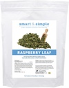 Smart & Simple Raspberry Leaf |马穆迪玛尔补充 |有机全叶 |单一成品 Equine补充 56 services | 0.5 lb Bag