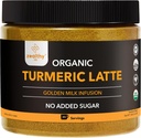 有机铁拉铁粉(Organic Turmeric Latte Powder) – USDA认证,无添加糖图尔克配料 锡兰肉桂,泽西生活,45种服务