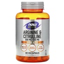 现在食品 Arginine 500mg 配有Citrulline 250 mg-120卡普尔