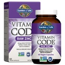 活锌园 30mg 高活性 Raw Zinc 和维生素C 多矿物质补充品 维生素代码 维生素追踪矿物和皮质健康和免疫支持的Probiotures 60 Vegan Capsules