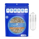 Capsuline Size 0 空 Gelatin Capsules, Clear - 1000 Count QQ Gluten Free, Kosher, 非GMO 认证 QQ 纯波芬药丸 Caps 用于 DIY 补充填充 - 1000