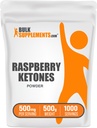 Bulk Assupports.com Raspberry Ketones Powder - Raspberry Ketones Supplements, Antioxidant source - for Energy Support, Gluten Free,500mg / service,500g (1.1磅) (一包) (一包)