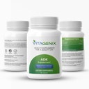 ADK 10 - 男女维生素A, D3 & K2 补充剂 - 高概率维生素ADK - 帮助支持免疫,骨骼和心脏健康 - 90 Capsules