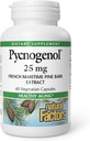 天然因子 Pycnogenol 25毫克,抗氧化剂支持健康老龄化,60卡普尔