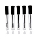 5PCS/5ML 可重复使用的空眼球生长油 Mascara瓶 管控容器 眼球 手杖 带有笔刷