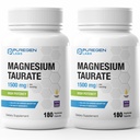 纯基因实验室 Magnesium Taulate 1500mg / service [Highpotency] 总计 360 Veggie Caps, Chelated for Superial Absociation, N-GMO, NO Gluten and 奶制品在美国制造