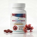Wilness EXTRACT Astaxanthin 12mg 补编 — AstarealTM Astaxanthin 配有 GG-Gold Geranylgeraniol 和 DeltaGold 托科特里安醇,强抗氧化剂用于眼,皮肤和心脏健康支持 — 60 软胶
