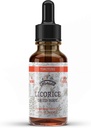 甘草(Licorice Tincure),有机甘草提取剂(Glycyrrhiza Glabra) 干根,草药补充剂,冷椒有机蔬菜中的非GMO 4 oz, 670 mg
