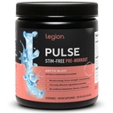 LEGION Pulse Pre Workout 补充 - 所有天然氮氧化物预处理饮料到靴状能量,Creatine自由,自然甜化,Beta Alanine,Citrulline,Alpha GPC(咖啡因自由北极爆炸)