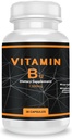 QEI 维生素B12 1000mg,支持能量代谢和神经系统维护,维生素补充,30 Capsules