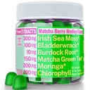 莫林加 爱尔兰海 Moss 氯phy EGCg 绿色茶叶 Burdock 根 Bladderwrack 超级绿地 Gummys, 粉末 Capsules Pills 液体 滴油叮当 补充 Alt,有机 绿色海摩斯