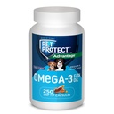 宠物保护 M/L Dog Omega-3 补充,专有的自由形式混合,支持正常的炎症反应,Snipp-Tip Capsules(250个计数)