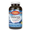 Carlson - Omega Complete Gems, Omega-3-6-9, Wild Caught, 可持续源代码, 心脏健康,联合功能和免疫支持, 180 Softgels