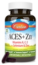 Carlson - ACES + Zn,维生素A,C,E +硒和锌,细胞健康和免疫支持,抗氧化剂,120软胶