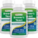 最佳自然,酿酒师 Yeast,7-1/2 Grains with Vitamin B1, Vitamin B2,1000 mg 240 片(240 count of 3)