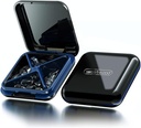 小药盒 旅行药盒 - Acedada Portable Daily Pill Contain, Pill Holder for Purse,防水契约药组织者,维生素箱,黑色