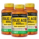 Mason Natural Folic Acid 400 mcg, 《健康、口服和产前护理每日补充》,《育龄妇女100张药片》(第3页)