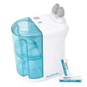 NAALFRESH MD - 双动力鼻管灌溉系统鼻咽和洗涤 - Sinus Decongestant Relief System w/ 30 Saline Packets - 可充电 - 1套鼻管 - 吸水补救措施