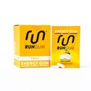 RUN GUM 水果能源 咀嚼50mg 咖啡因 陶林和B-维生素 每块,24块(12包) 无糖,零卡罗里,无阿斯巴达米,和格卢滕自由