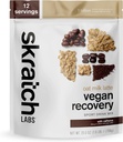Skratch Labs Recovering drink mix - Oat Milk Latte - 工作后粉末 - 完整的植物蛋白和亲生药物 - 咖啡中的咖啡因56mg - 12 services - Gluten Free, Kosher, Non-GMO