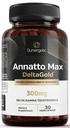 聚氨酯(Sunergetic Premium Annatto Tocotrienol Supplement) – 配有 DeltaGold – Tocotrienols 维生素E 300 mg – 支持活体,Immune和心脏健康 – Delta + Gamma Tocotrienols(30 液体卡普勒斯)